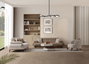 Atelier Del Sofa Bonjo Walnut - Latte